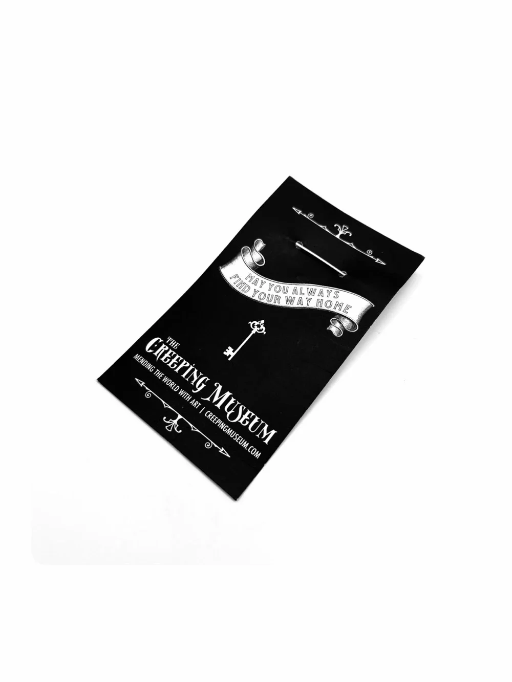 ★ “The Creeping Museum” NWT Halloween Brooche WhimsiGoth Gifts Silver/White ★